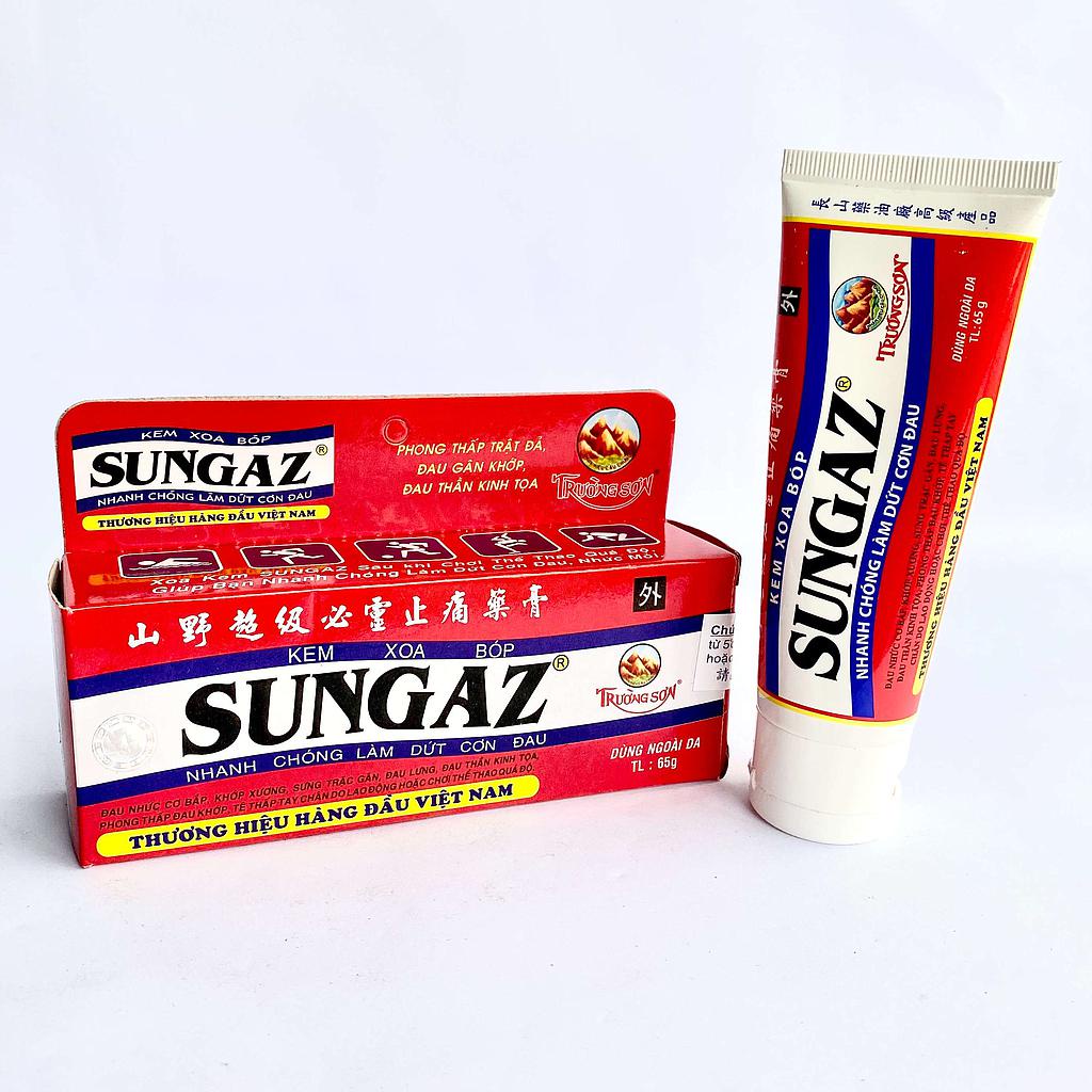 dầu xoa bóp gpu Sungaz Trường Sơn nhanh chóng làm dứt cơn đau Phong Thấp Lâu Năm 30g 1 tuýp