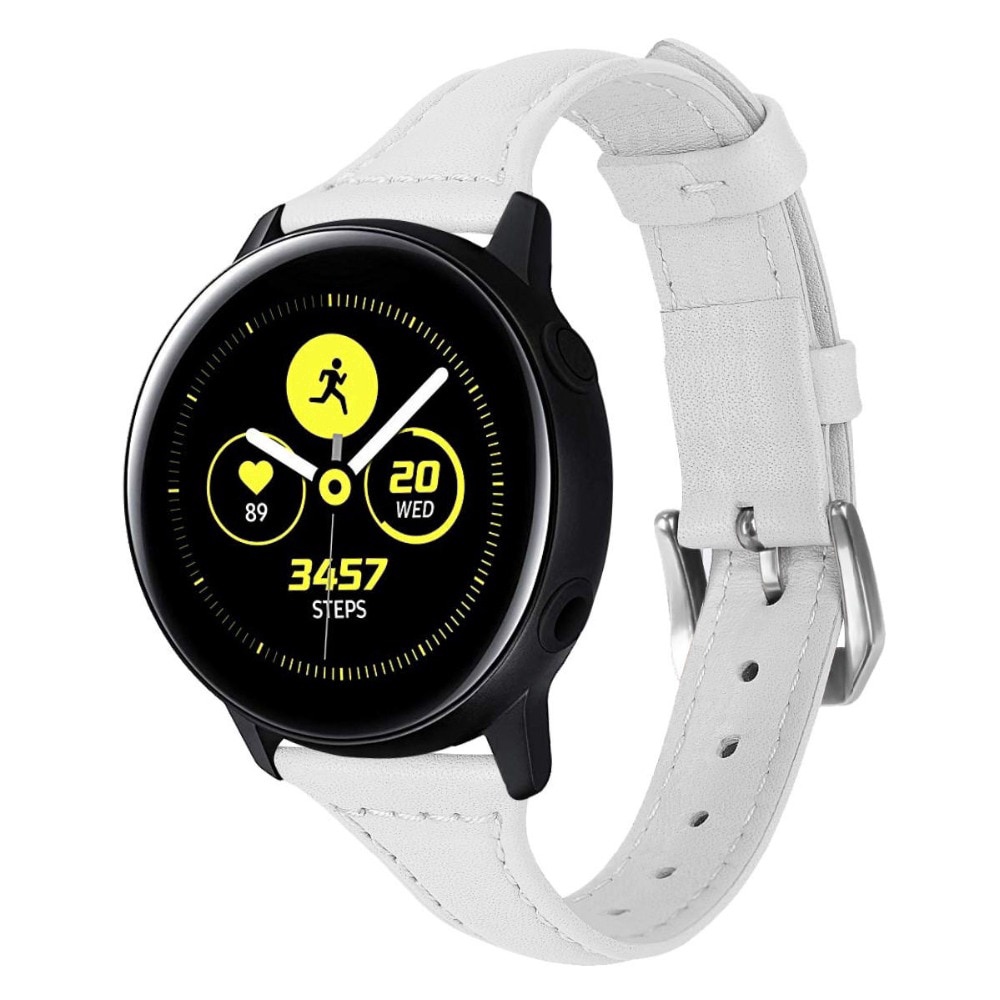 Dây Đeo Bằng Da 20mm Cho Đồng Hồ Thông Minh Samsung Galaxy Watch Active 2 42mm Gear Sport 93005