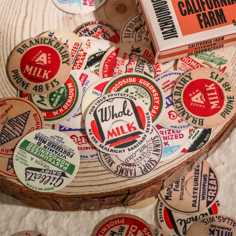 Mr.paper Bộ 300 Tờ 300 Miếng Dán Trang Trí Hình Cây Hoa Bướm Phong Cách vintage Đẹp Mắt DIY