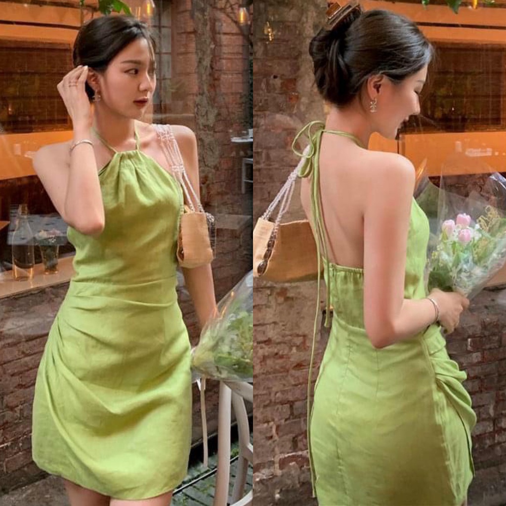 ĐẦM CỔ YẾM HỞ LƯNG (KÈM VIDEO HÌNH THẬT)