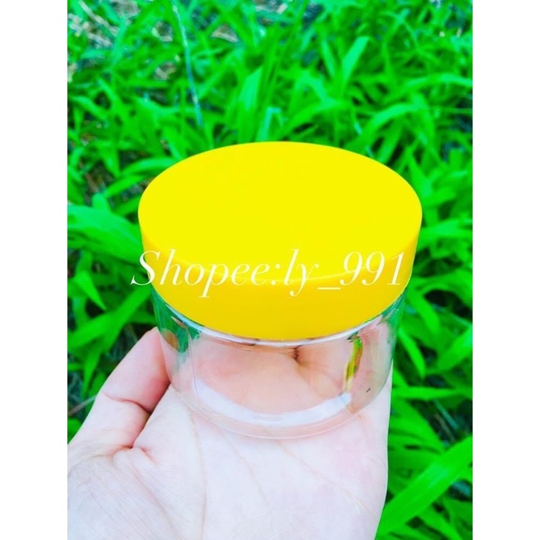 Hủ đựng kem trong suốt 150gram( nhựa đẹp) nắp màu ngẫu nhiên