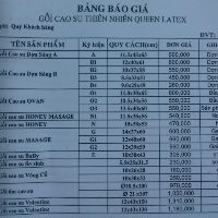 Gối cao su Vạn Thành B1