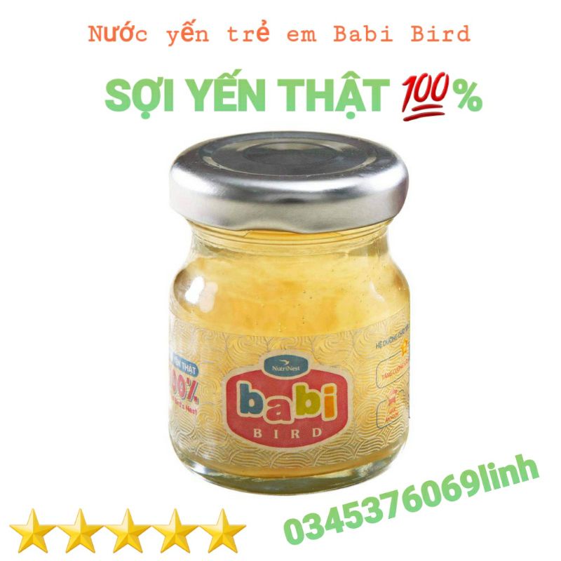 🔥NUTRINEST BABI🔥-NƯỚC YẾN SỢI YẾN THẬT 💯% combo 6 hủ x 42gr