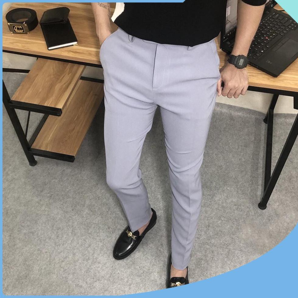 Quần tây - Quần âu nam đẹp - Chất vải dầy dặn, không nhăn không xù, ống côn trẻ tôn dáng người mặc | BigBuy360 - bigbuy360.vn
