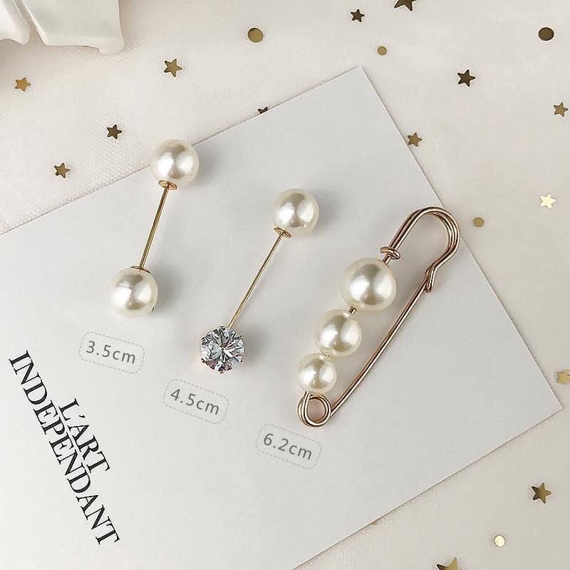 Phụ kiện cài cổ áo, 7 Ghim cài điều chỉnh trang trí lưng quần thời trang