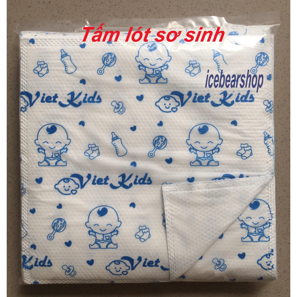 tấm lót sơ sinh Viet Kids ( 25 tấm/ túi)