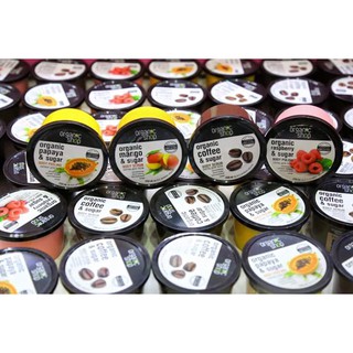 Tẩy da chết body organic shop dưỡng da trắng sáng của nga