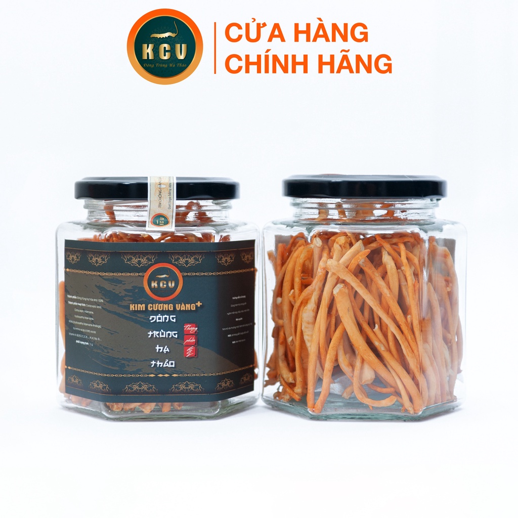 Đông Trùng Hạ Thảo Thượng Phẩm Kim Cương Vàng (15g x 2 Lọ)