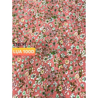 VẢI LỤA 100D HOA NHÍ - DÒNG VẢI THÔNG DỤNG - 1 MÉT X 1M5