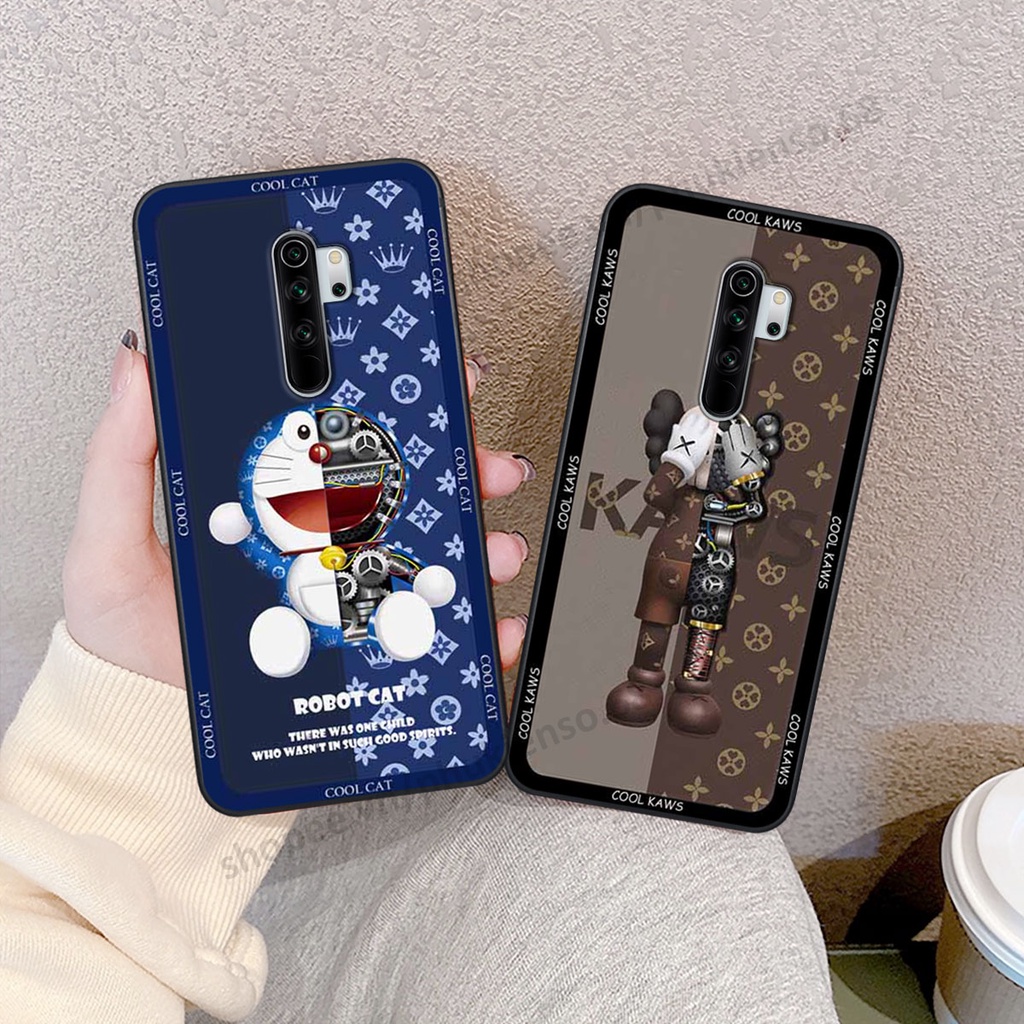 Ốp lưng điện thoại Xiaomi Redmi Note 8 / Note 8 Pro in hình gấu bear, kaws, doremon thời trang, ốp lưng cao cấp chất lượ