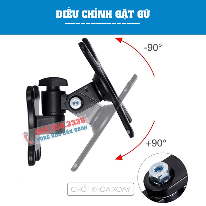 #CY01 - Giá Treo Màn Hình ErgoTek E10 17 - 27Inch ( Up to 32 Inch ) - Hợp Kim Nhôm - Giá Treo Tivi Xoay 360 Độ