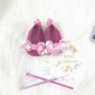 Giày len micky pink 🎀 xinh cho bé