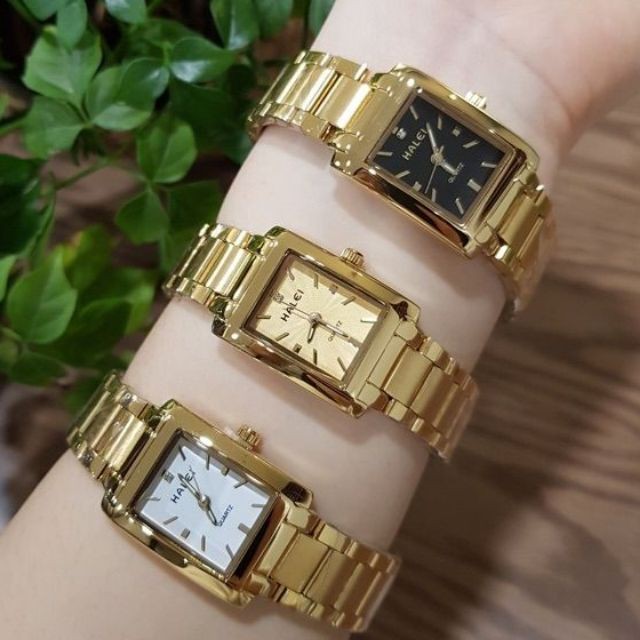 Đồng Hồ Nữ HALEI Mặt Vuông Máy Nhật Phiên Bản 2021 | BigBuy360 - bigbuy360.vn