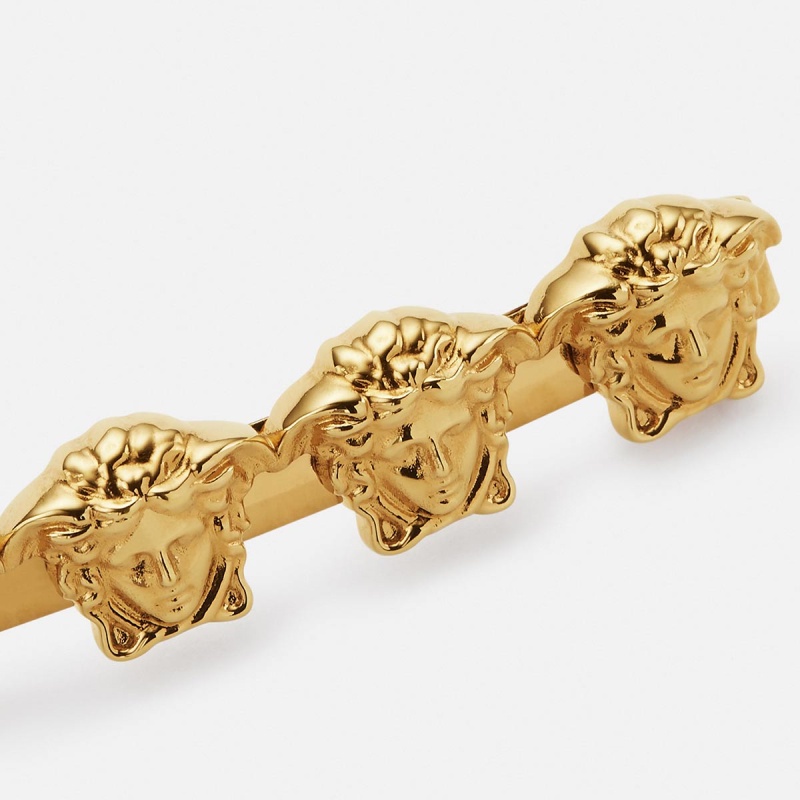 2022 mới của Versace LA MEDUSA RIGHT HAIR PIN
