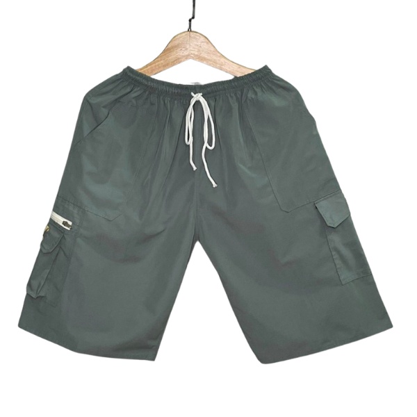 Quần Short Nam Túi Hộp Vải Cotton (Thoáng mát) (40 đến 100kg)