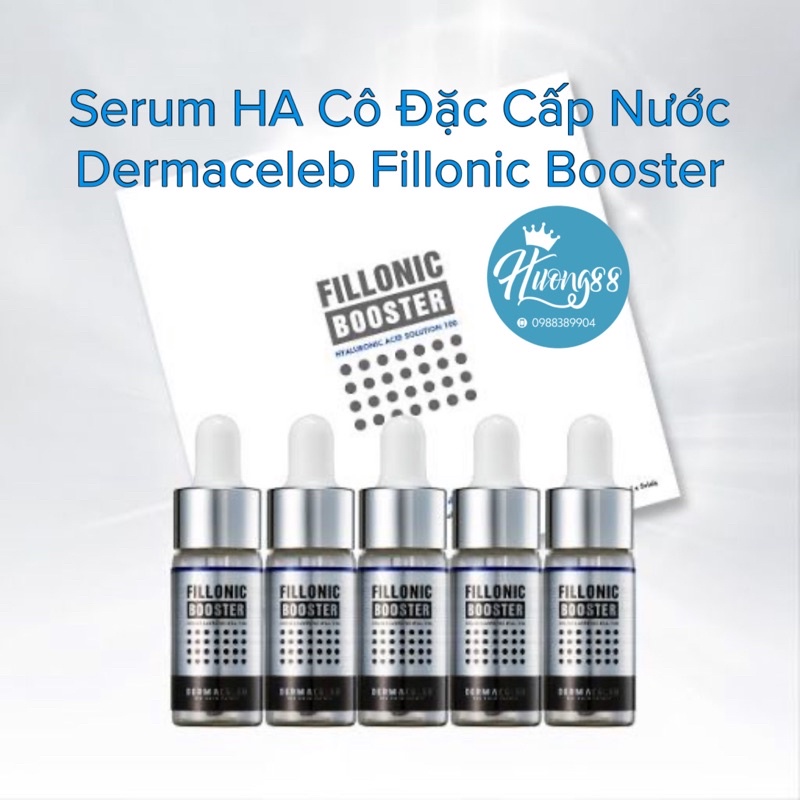 Serum HA Cô Đặc Cấp nước Dermaceleb Fillonic Booster