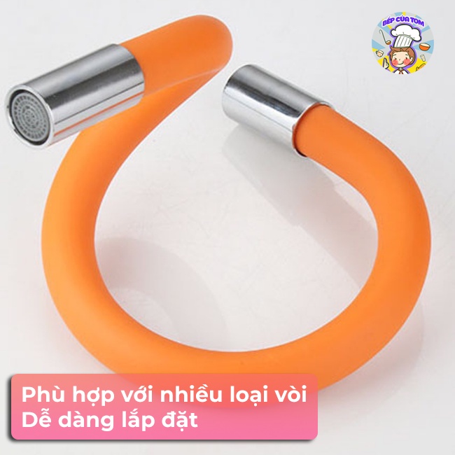 Vòi Nước Tăng Áp NEMI Chất Liệu Silicon Dẻo Dai Chống Thấm Nước - Vòi Nước Với Đầu Xoay 360 Độ Tiện Lợi