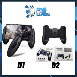 Tay cầm chơi game Mobile siêu gọn nhẹ PUBG/FF/ROS - Tay câm thế hệ mới D1, D2 Siêu đa năng thích hợp cổng sạc