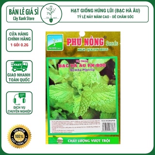 Hạt Giống Húng Lủi, Bạc Hà Âu Thơm Ngon 0.2Gr - Phú Nông Seeds - Key: Đất sạch, Phân Bón, Hữu Cơ, Xơ Dừa