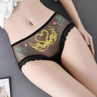 Bộ 10 quần lót bigsize Thiên Nga lưới thêu cao cấp