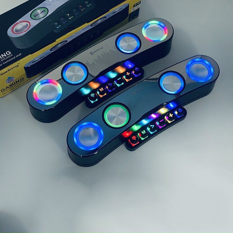 Loa bluetooth không dây NR-555 mới 2022 công suất 20W bass mạnh pin 4 giờ âm thanh siêu hay Bảo hành 6 tháng đổi mới