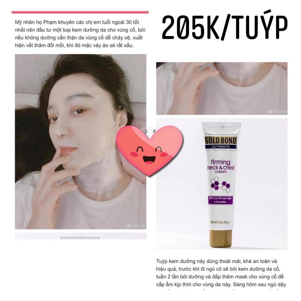 Gold Bond Neck & Chest Firming Cream Kem săn chắc vùng cổ -ngực SALE !! | BigBuy360 - bigbuy360.vn