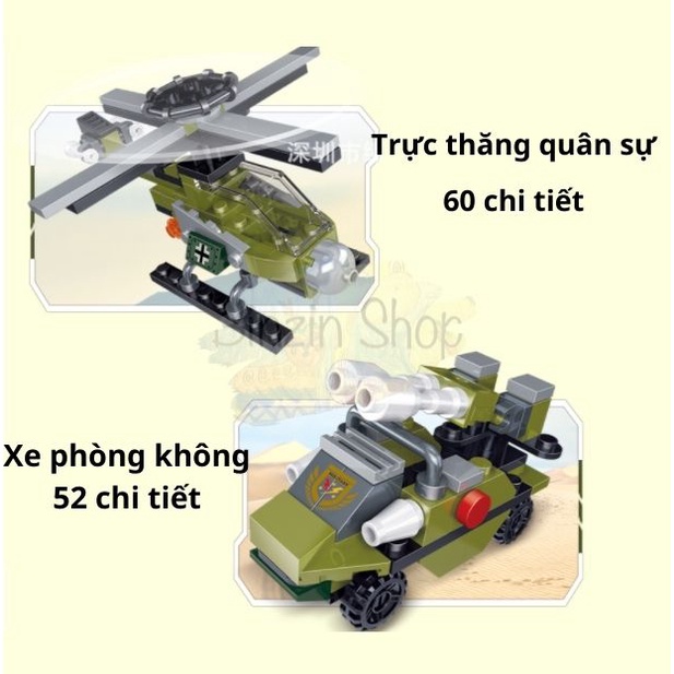 Lego máy may, lego trực thăng 392 chi tiết