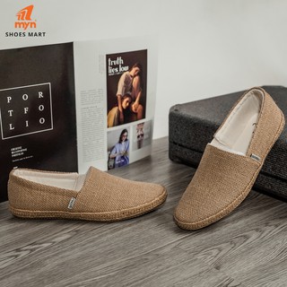 Giày Lười Nam SL08  Nanu Đế cói Basic