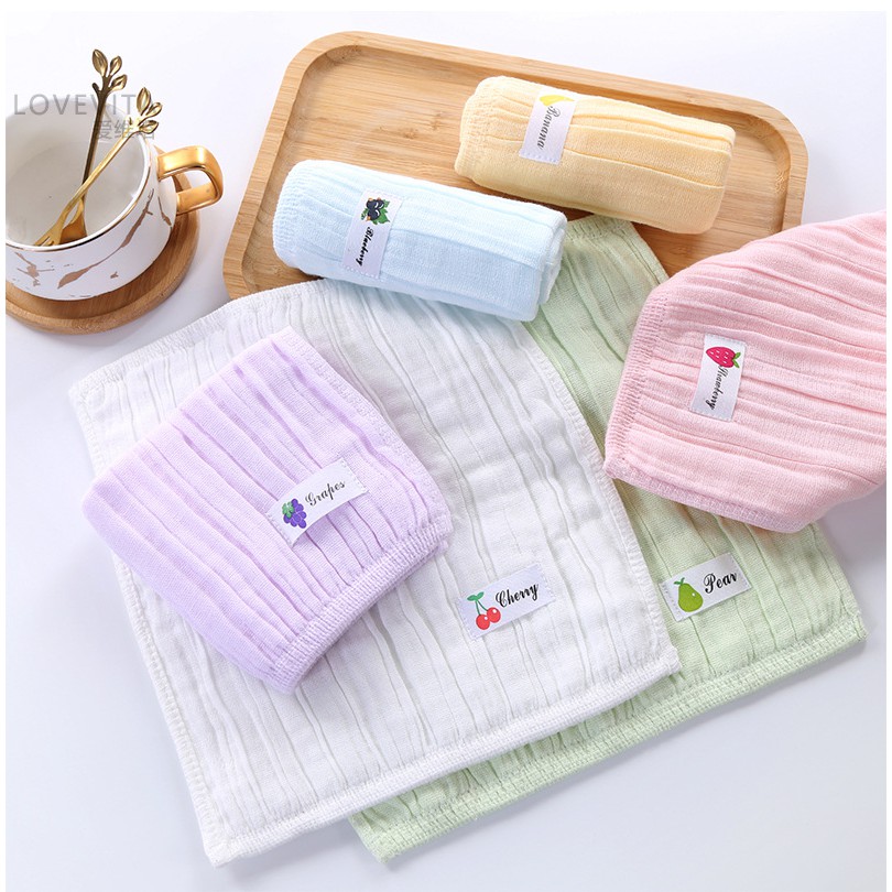 Khăn mặt CAO CẤP cho bé và gia đình màu candy trái cây, Khăn mặt cotton siêu thấm hút, khăn mặt trẻ em [Shop mẹ Bob 86]