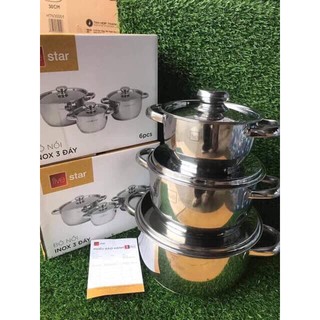 Bộ nồi fivestar 3 món cao cấp