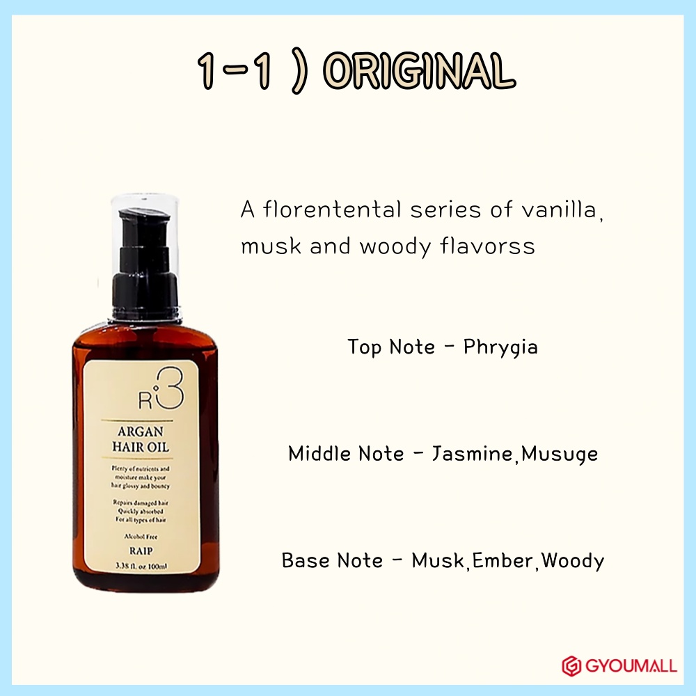 Dầu argan chăm sóc tóc hiệu quả R3 100ml