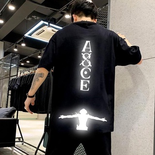 Áo thun tay lỡ phản quang ace nam nữ