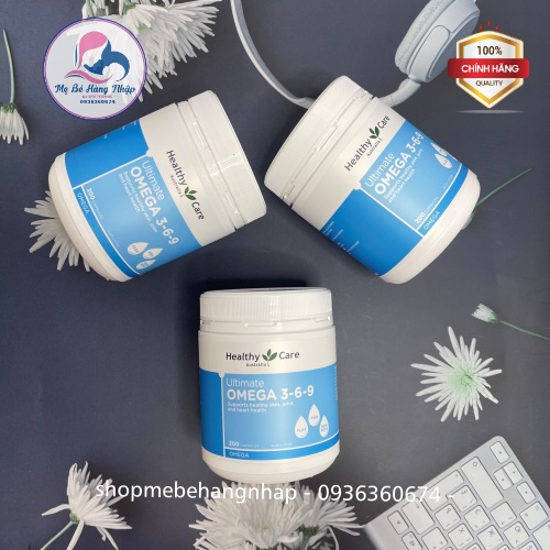 Omega 369 Healthy Care Úc 200 Viên