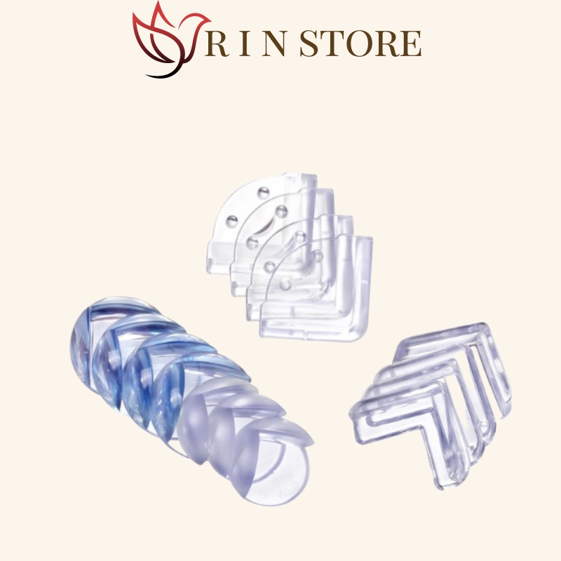 Miếng Bịt Góc Bàn Silicon Tránh Va Đập, An Toàn Cho Bé Và Người Già RIN