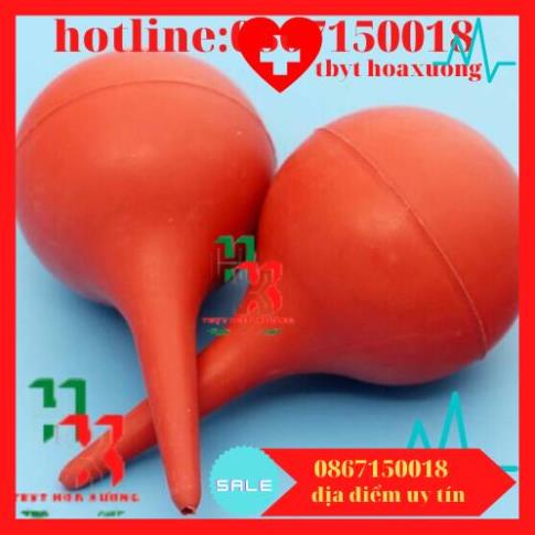 Quả Bóp Cao Su 90ml - Quả Bóp Đuôi Chuột trong xét nghiệm 90ml