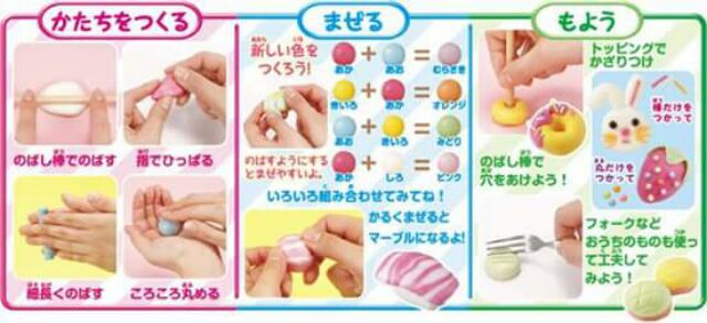 Bộ Đất nặn ăn được Popin Cookin