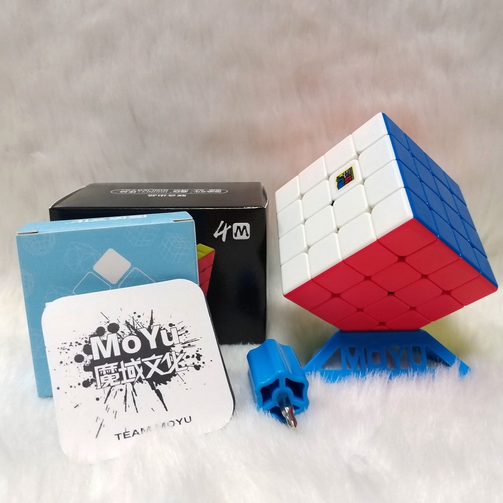 Rubik 4x4, 5x5 Nam Châm - Rubik 4x4x4 MoYu 4M, 5M Stickerless Nam Châm Hãng Mod Cao Cấp Xoay Trơn, Cực Mượt, Bẻ Góc Tốt