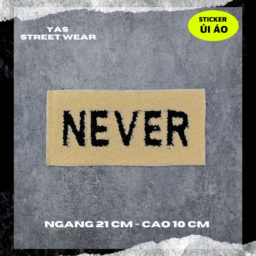 Sticker ủi áo cao cấp, miếng dán quần áo dùng làm Patch ủi, miếng vá quần áo, vá áo phao, trang trí BALO