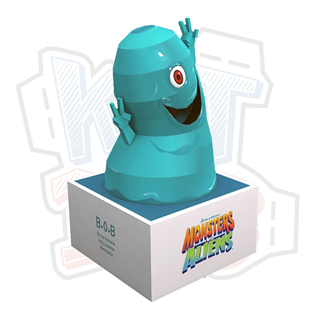 Mô hình giấy Anime Cartoon BOB - Monsters vs Aliens