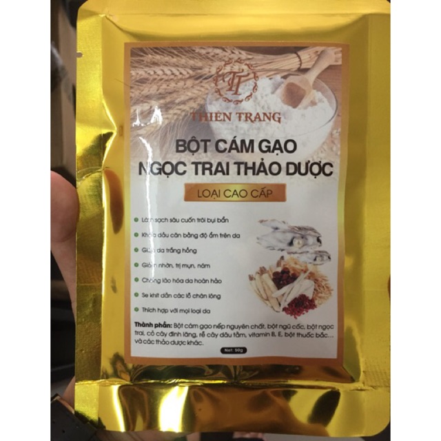 Cám gạo Ngọc trai thảo dược 50g