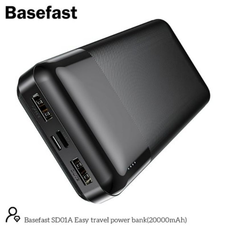 Sạc dự phòng BASEFAST dung lượng 20000mah sạc nhanh 10w trang bị 4 cổng kết nối