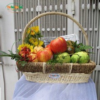 Giỏ mây đựng hoa quả,đóng gói quà lễ tết,cắm hoa