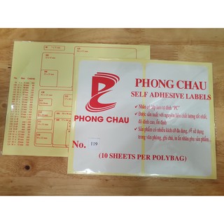 Decal nhãn PC No.119