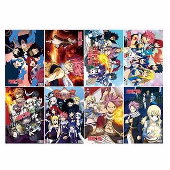 Poster anime chibi 8 Tấm A3 poster ảnh tập ảnh tranh treo trang trí trưng bày nhà cửa đẹp