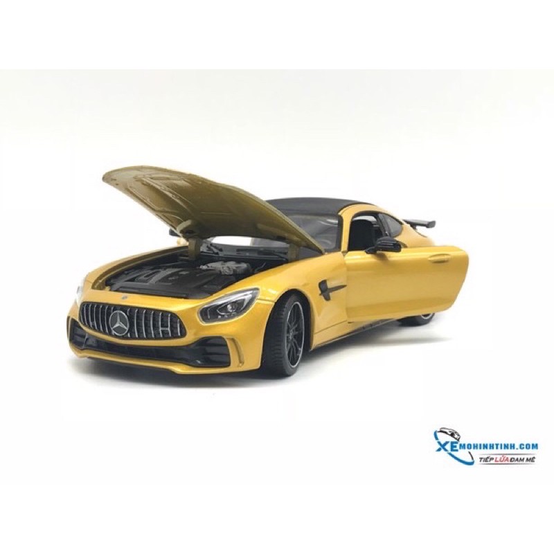 Xe Mô Hình Mercedes - AMG GT R 1:24 Welly ( Vàng )