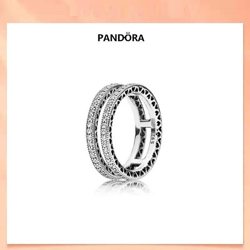 Nhẫn Xi Mạ Bạc 925 Đính Đá Pha Lê