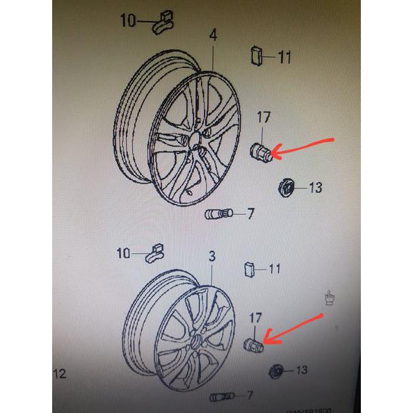 Đai Ốc Gắn Bánh Xe Hơi Honda Crv Re Rm Gen. 3 And 4 2007-2017. Civic Fb 2012-2015