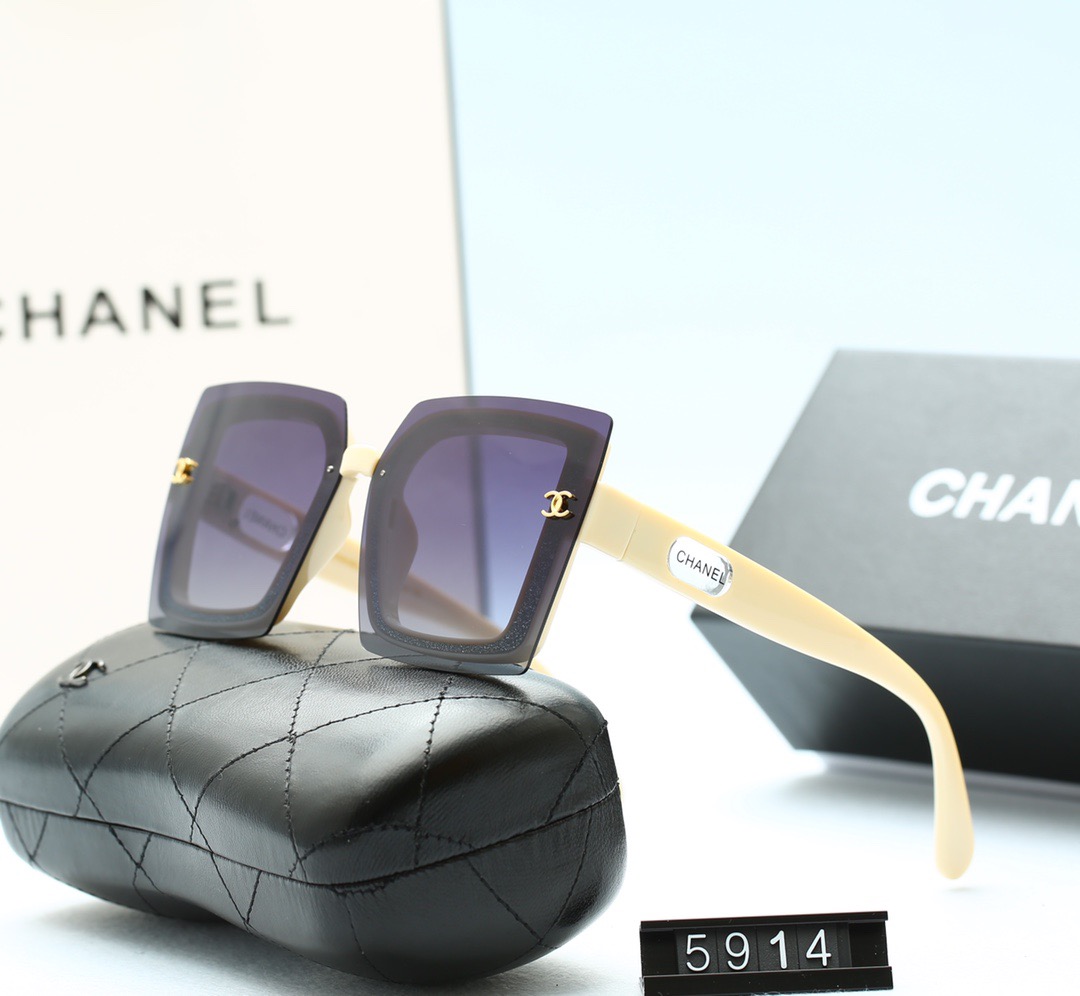 Chanel_ Kính râm 2021 Thời trang Hàn Quốc mới Kính râm phân cực nam và nữ Cặp đôi hợp thời trang Du lịch ngoài trời Kính râm lái xe thời trang Ngôi sao đường phố Chụp ảnh Wild Anti-UV Kính râm