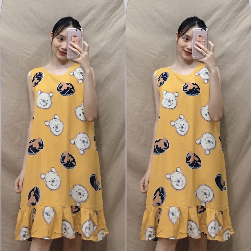 Đầm bầu thời trang dạ hội ĐE1108 Váy Bầu Chất Lanh (freesize)