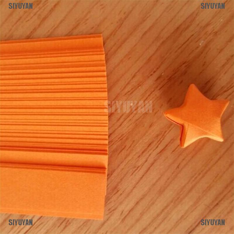 Giấy gấp sao phong cách origami nhiều màu sắc